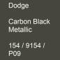 Preview: Dodge, Carbon Black Metallic, 154 / 9154 / P09.